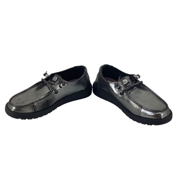 Hey Dude Womens Wendy Metallic Loafers Size 7 - Picture 5 of 8